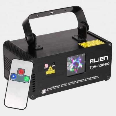 400MW Full Color 3D RGB Disco Laser Projector