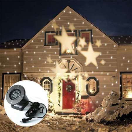 Led Star Warm White Laser Light