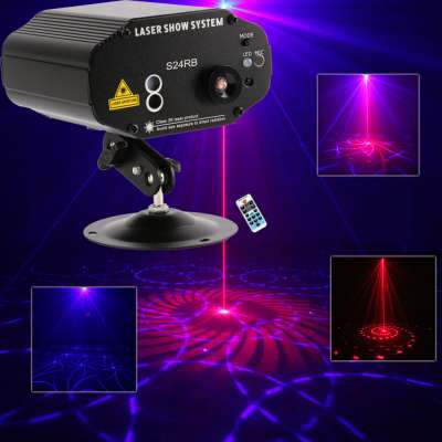 Red Blue 9W Disco Laser Lights Show Machine For Sale