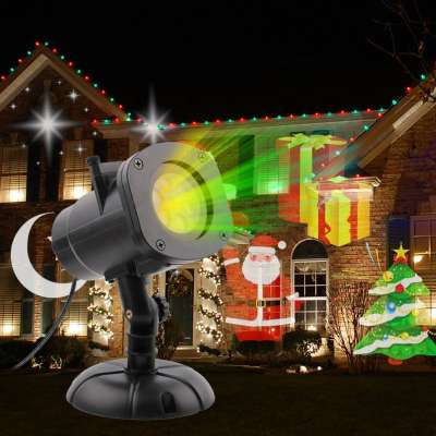 New 16 Slide RGB Christmas Lights Projector Outdoor