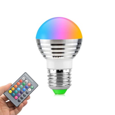 3W RGB Led Color Changing Bulbs 220V