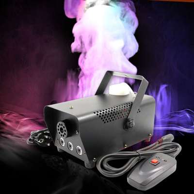 400W Mini Disco Smoke Machine With Amber-Color LED Lights