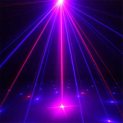 Red Blue Mini Luz De Discoteca DJ Laser